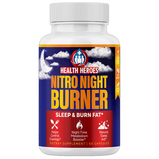 Nitro Night Burner supplement bottle